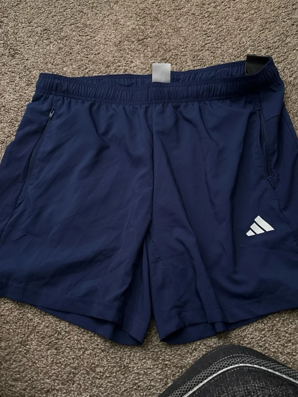 adidas Men’s Navy Performance Running Shorts